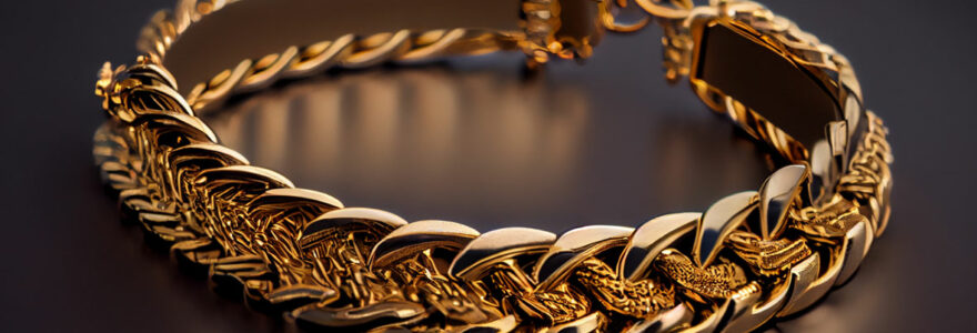 bracelet en or